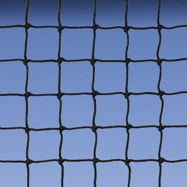 Field Hockey Goal Replacement Nets (1-1/2 in. 2.5mm Poly Mesh) - Field Hockey Goal - Official (7 ft.H x 12 ft.W x 4 ft.D) (Black)